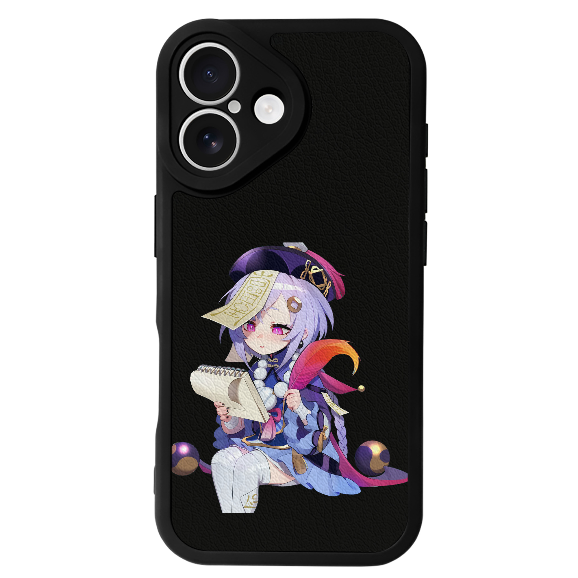 げんし神 七七 なな  genshin Nana 【iPhone 16シリーズ対応】シリコンスマホケース（レザー調） 材質：シリコン